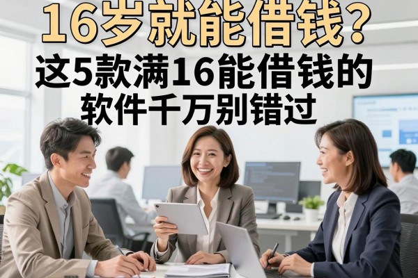 16岁就能借钱？这5款满16能借钱的软件千万别错过！