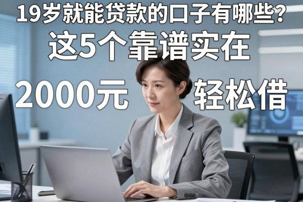 19岁就能贷款的口子有哪些?这5个靠谱实在,2000元轻松借!