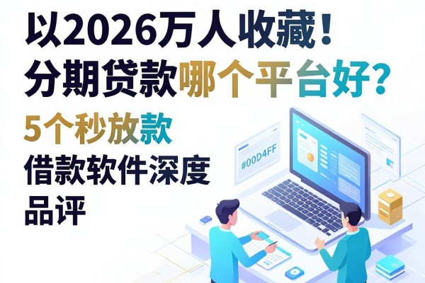 2026万人收藏!分期贷款哪个平台好?5个秒放款借款软件深度品评