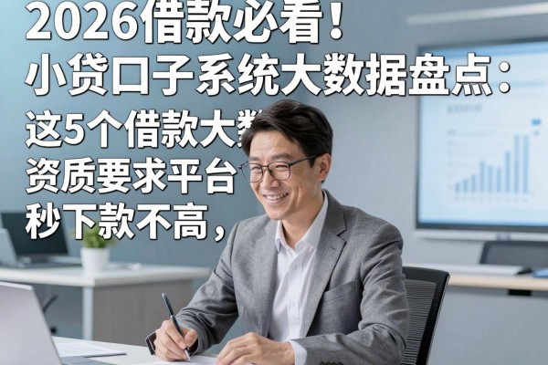 2026借款必看!小贷口子系统大数据盘点:这5个借款大数据平台资质要求不高,秒下款超稳