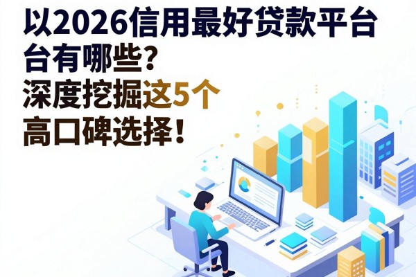 2026信用最好贷款平台有哪些？深度挖掘这5个高口碑选择！