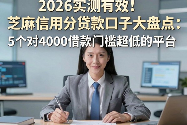 2026实测有效!芝麻信用分贷款口子大盘点:5个对4000借款门槛超低的平台