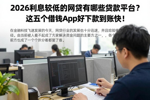 2026利息较低的网贷有哪些贷款平台?这五个借钱app好下款到账快!