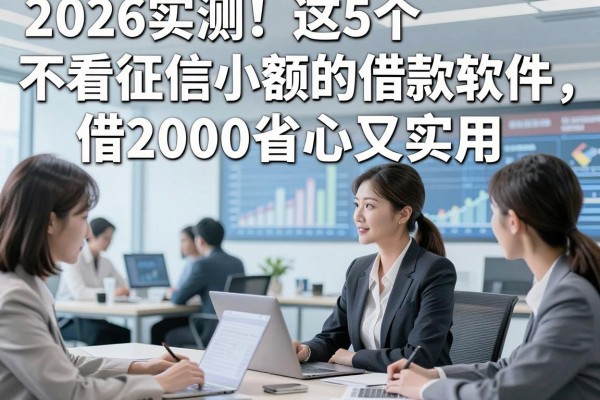 2026实测!这5个不看征信小额的借款软件,借2000省心又实用