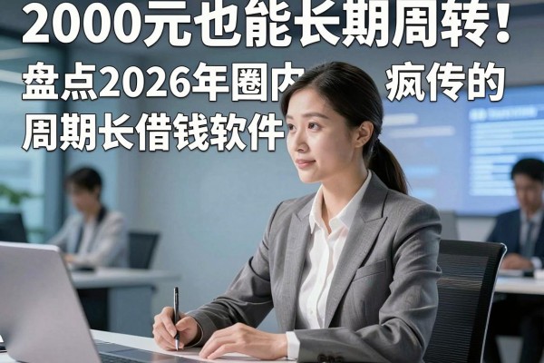 2000元也能长期周转!盘点2026年圈内疯传的周期长借钱软件