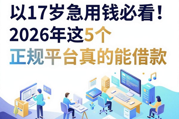 17岁急用钱必看!2026年这5个正规平台真的能借款
