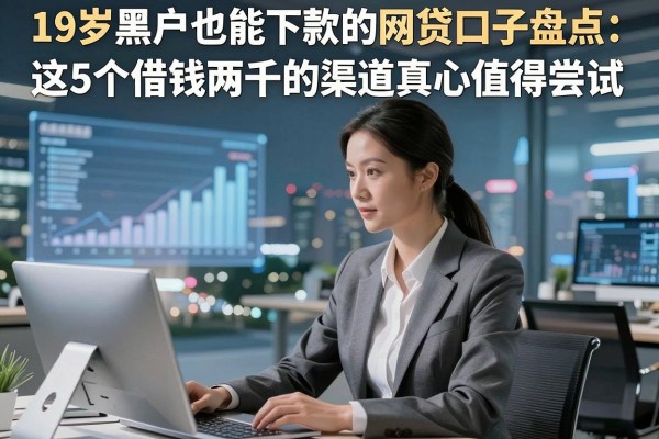 19岁黑户也能下款的网贷口子盘点：这5个借钱两千的渠道真心值得尝试