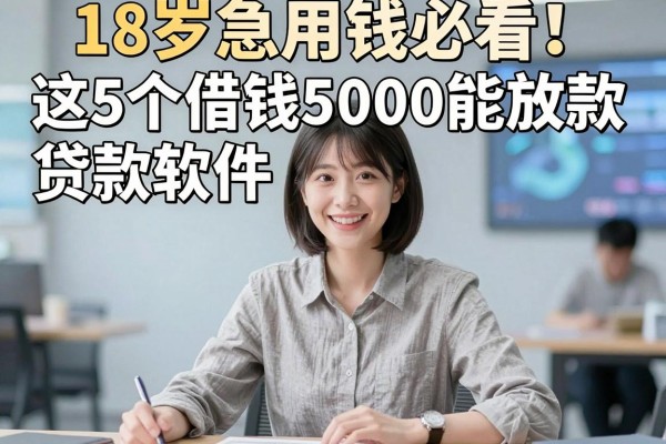 18岁急用钱必看!这5个借钱5000能放款的贷款软件,亲测靠谱