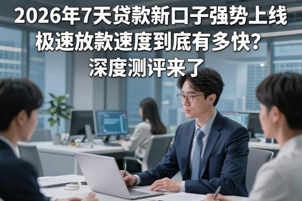 2026年7天贷款新口子强势上线,极速放款速度到底有多快?深度测评来了!