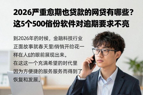 2026严重逾期也能贷款的网贷有哪些?这5个5000借款软件对逾期要求不高