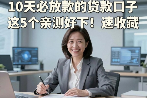 10天必放款的贷款口子,这5个亲测好下!速收藏!