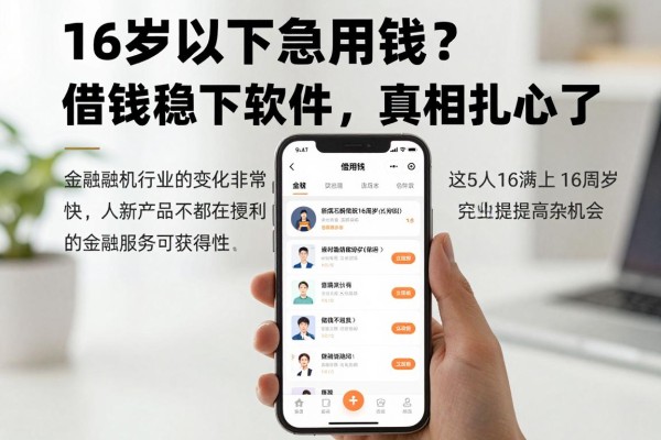 16岁以下急用钱?这5个宣称未满16周岁借钱稳下的软件,真相扎心了