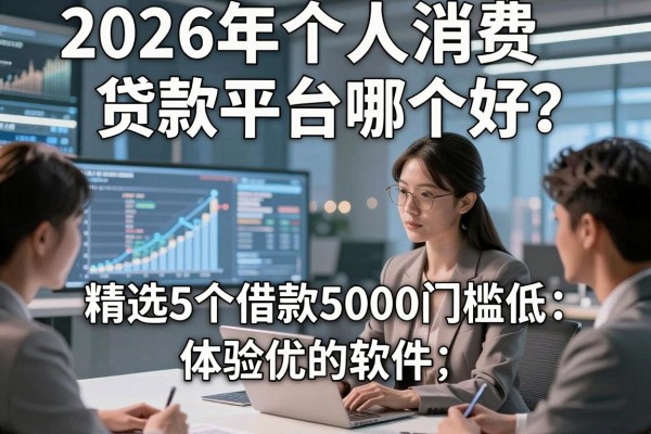 2026年个人消费贷款平台哪个好?精选5个借款5000门槛低、体验优的软件