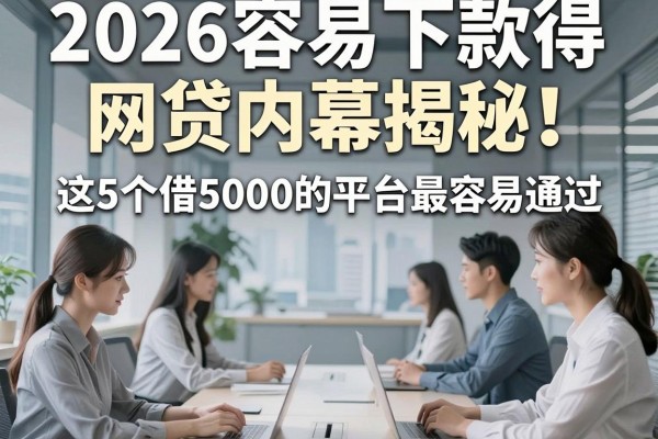 2026容易下款得网贷内幕揭秘！这5个借5000的平台最容易通过