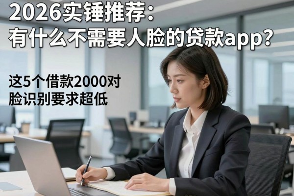 2026实锤推荐:有什么不需要人脸的贷款app?这5个借款2000对脸识别要求超低
