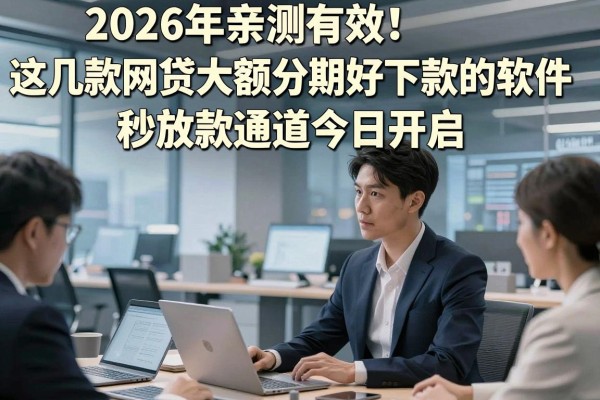 2026年亲测有效!这几款网贷大额分期好下款的软件,秒放款通道今日开启