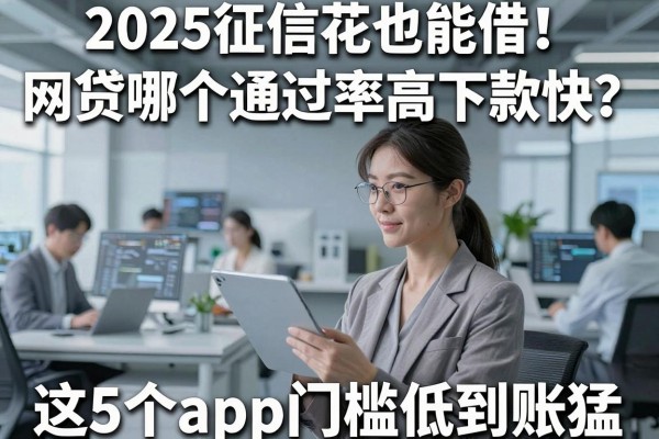 2025征信花也能借!网贷哪个通过率高下款快?这5个app门槛低到账猛