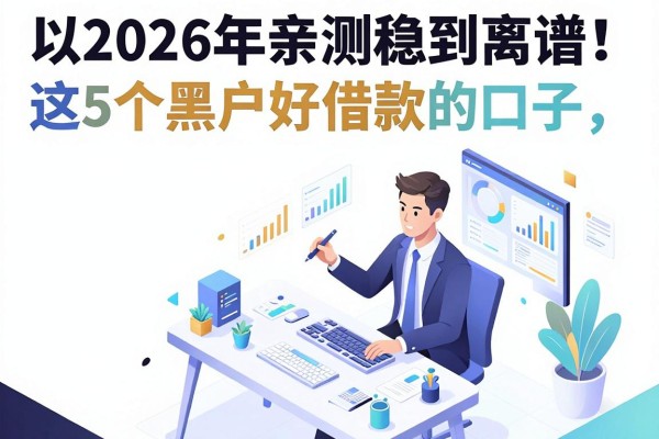2026年亲测稳到离谱!这5个黑户好借款的口子,马上放款超意外