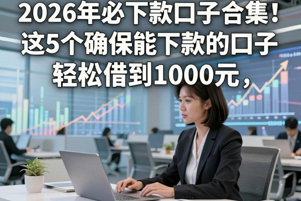 2026年必下款口子合集!这5个确保能下款的口子,轻松借到1000元