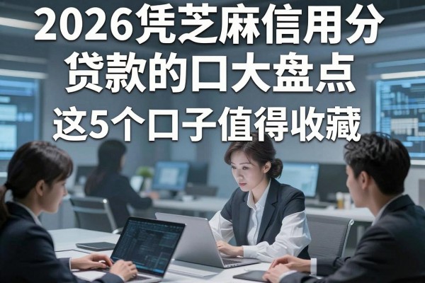 2026凭芝麻信用分贷款的口大盘点,这5个口子值得收藏!
