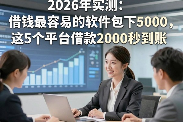 2026年实测:借钱最容易的软件包下5000,这5个平台借款2000秒到账!