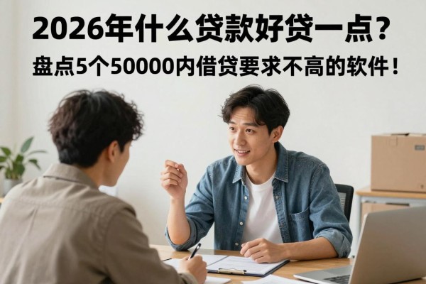 2026年什么贷款好贷一点？盘点5个50000内借款要求不高的软件！