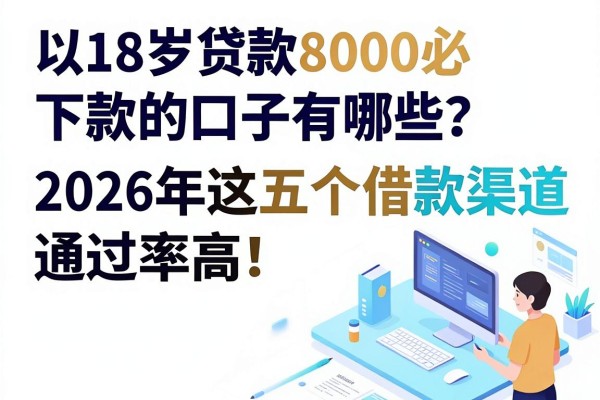 18岁贷款8000必下款的口子有哪些？2026年这五个借款渠道通过率高，缺钱速看！