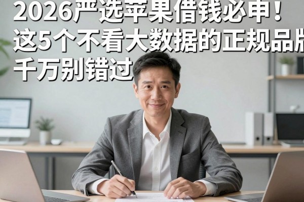 2026严选苹果借钱必申!这5个不看大数据的正规品牌千万别错过