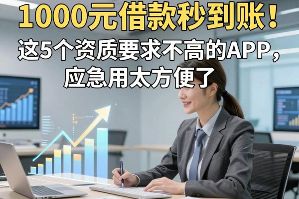 1000元借款秒到账！这5个资质要求不高的APP，应急用太方便了