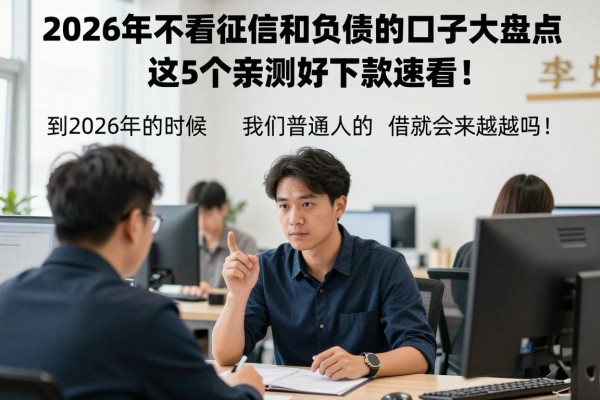 2026年不看征信和负债的口子大盘点,这5个亲测好下款速看!