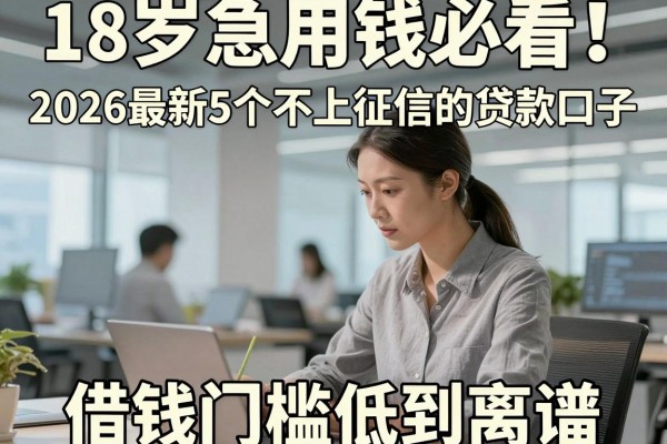 18岁急用钱必看！2026最新5个不上征信的贷款口子，借钱门槛低到离谱