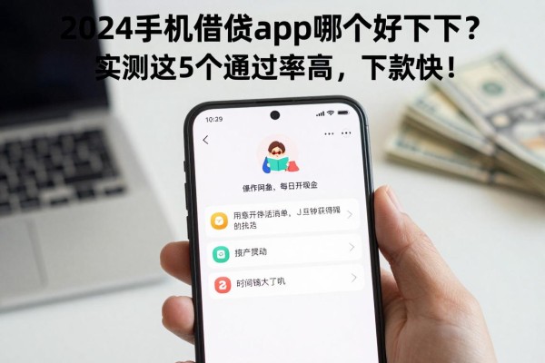 2024手机借钱app哪个好下款？实测这5个通过率高，下款快！