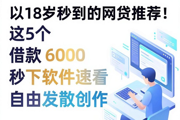 18岁秒到的网贷推荐!这5个借款6000秒下软件速看
