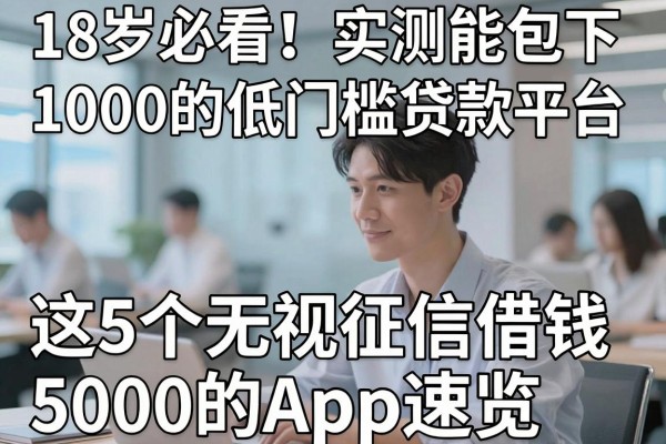 18岁必看!实测能包下1000的低门槛贷款平台,这5个无视征信借钱5000的App速览