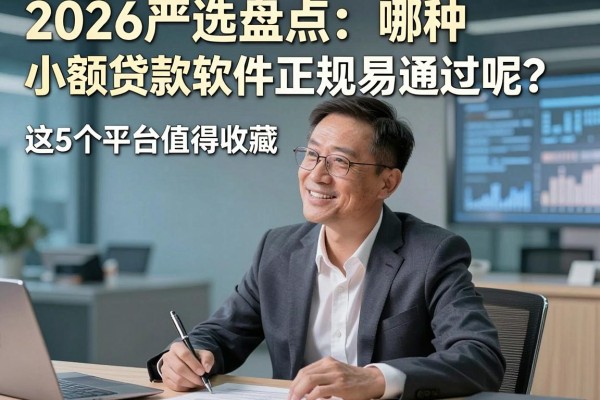 2026严选盘点:哪种小额贷款软件正规易通过呢?这5个平台值得收藏!