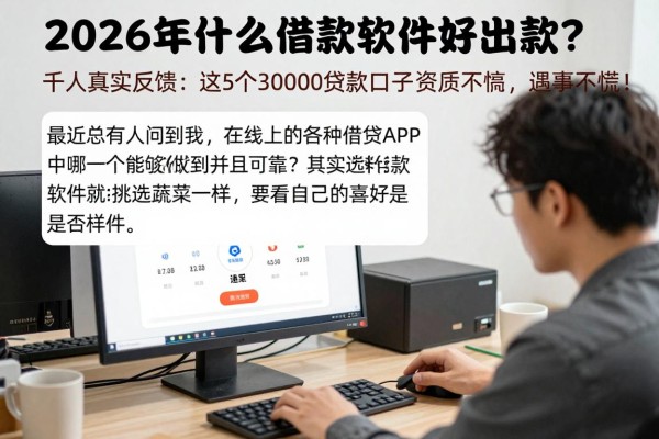 2026年什么借款软件好出款？千人真实反馈：这5个30000贷款口子对资质要求不高，遇事不慌！