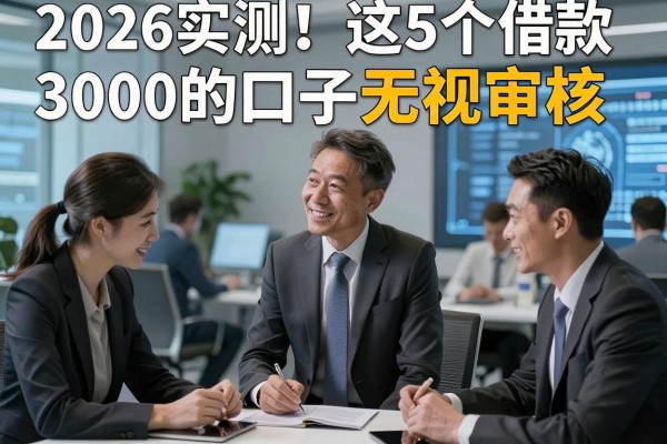 2026实测！这5个借款3000的口子无视审核，哪个平台借贷不用审核内部通道曝光