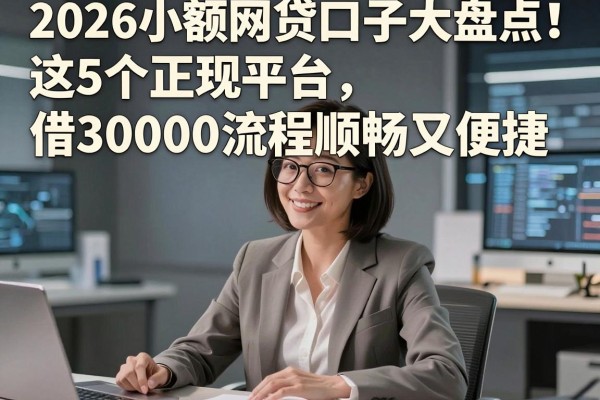 2026小额网贷口子大盘点!这5个正规平台,借30000流程顺畅又便捷