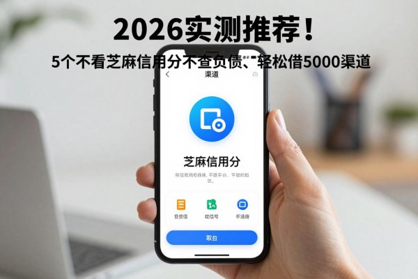 2026实测推荐！5个不看芝麻信用分不查负债、轻松借5000的APP渠道整理