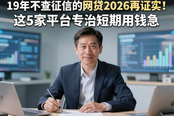 19年不查征信的网贷2026再证实!这5家平台专治短期用钱急