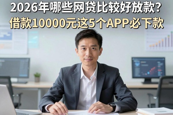 2026年哪些网贷比较好放款?借款10000元这5个APP必下款!