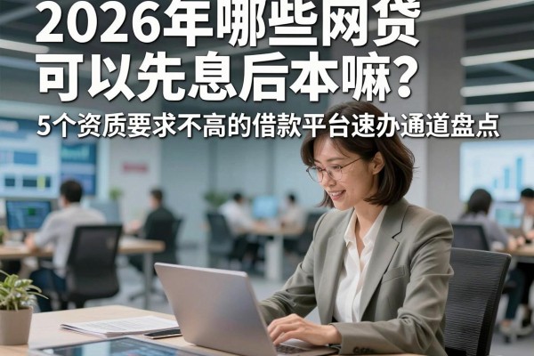 2026年哪些网贷可以先息后本嘛?5个资质要求不高的借款平台速办通道盘点