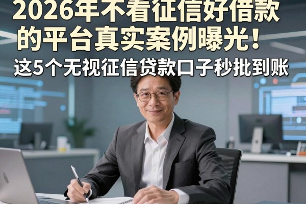 2026年不看征信好借款的平台真实案例曝光!这5个无视征信贷款口子秒批到账