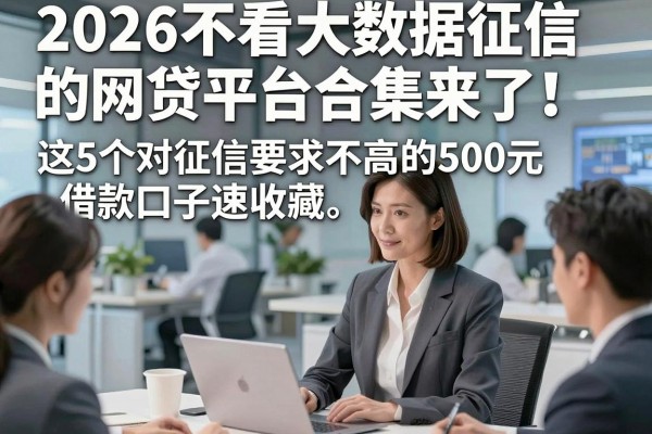 2026不看大数据征信的网贷平台合集来了!这5个对征信要求不高的500元借款口子速收藏