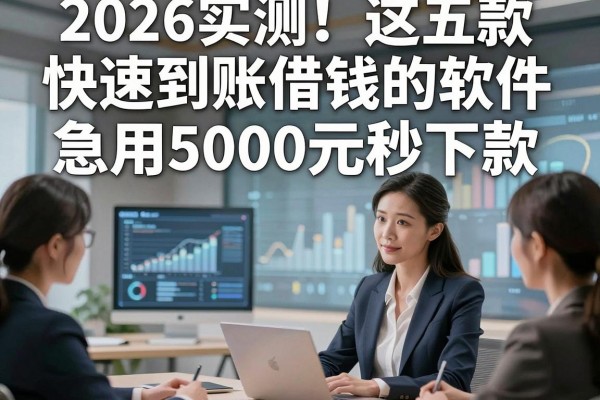 2026实测!这五款快速到账借钱的软件,急用5000元秒下款