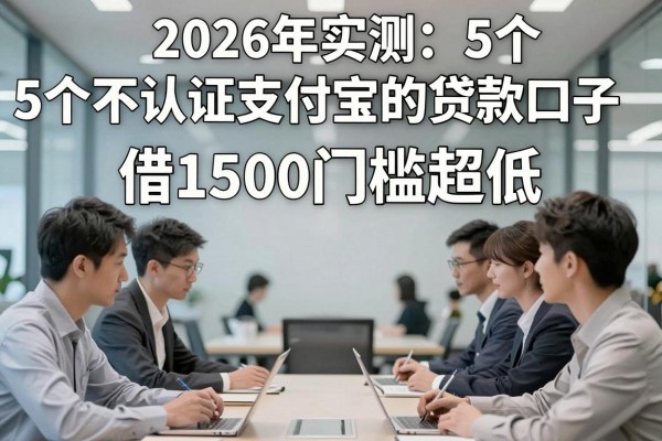 2026年实测:5个不认证支付宝的贷款口子,借1500门槛超低!