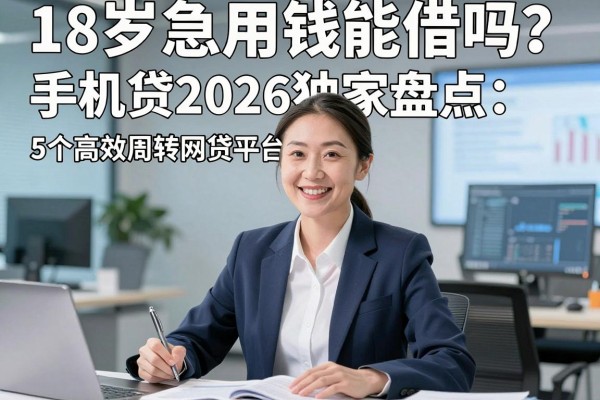 18岁急用钱能借吗？手机贷2026独家盘点：5个高效周转网贷平台速览！