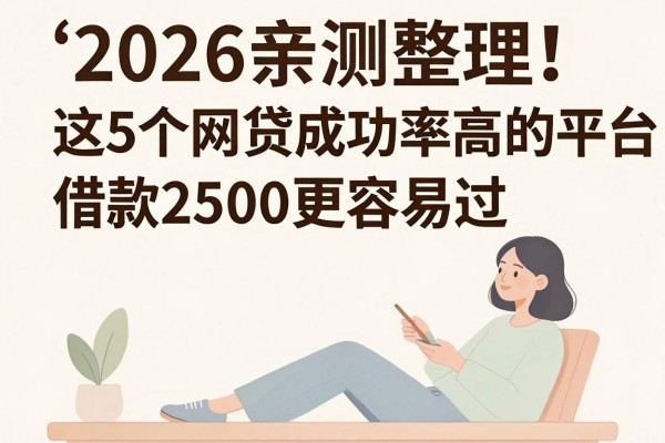 2026亲测整理!这5个网贷成功率高的平台,借款2500更容易过