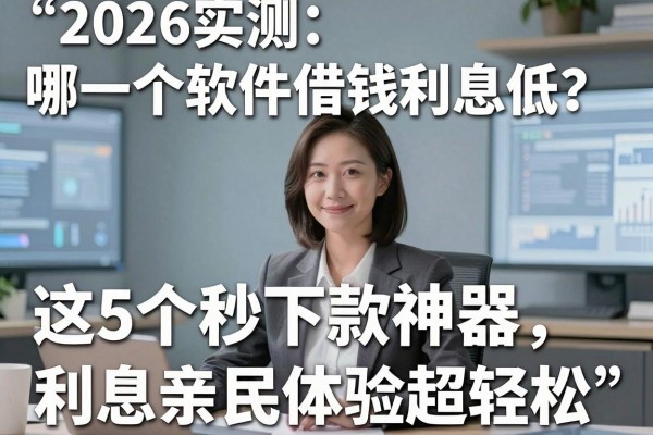 2026实测：哪一个软件借钱利息低？这5个秒下款神器，利息亲民体验超轻松