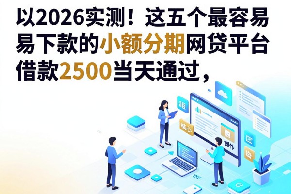 2026实测！这五个最容易下款的小额分期网贷平台，借款2500当天通过